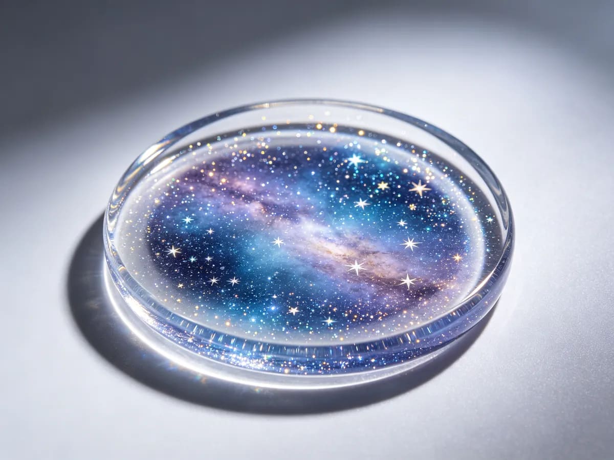星空滴胶杯垫