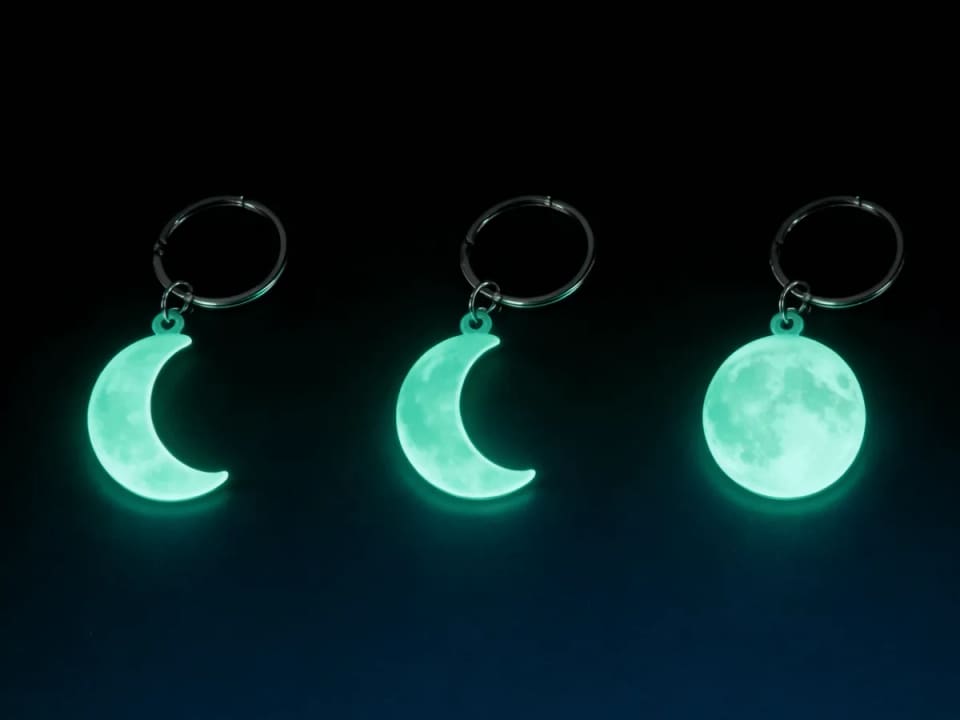星月钥匙扣